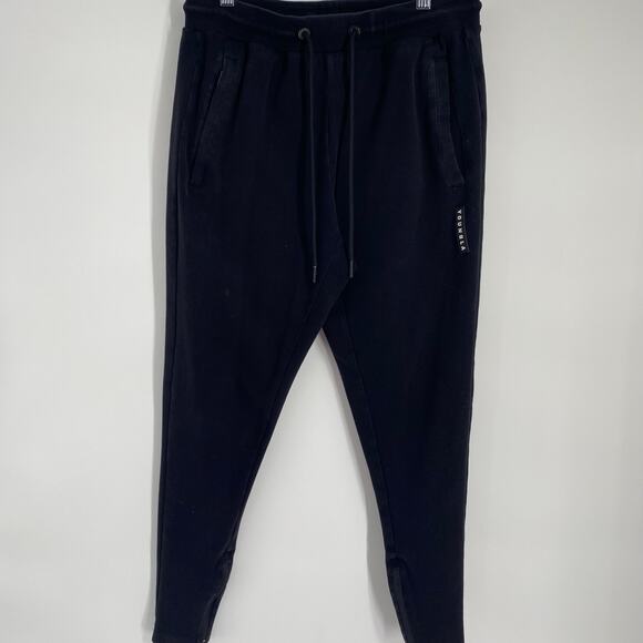Young LA Joggers Women's Medium Black ComfyCore Active Athleisure Relaxing - Picture 1 of 8